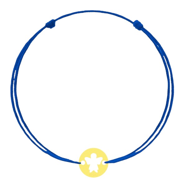 Bratara aur nou nascut, bratara de aur 14k  bebelus/copil, aur 14k, banut 0,6 cm decupat ingeras, snur reglabil, aur galben